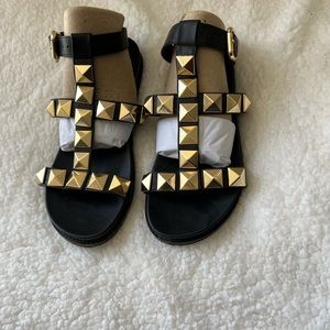 Black Gladiator Sandals